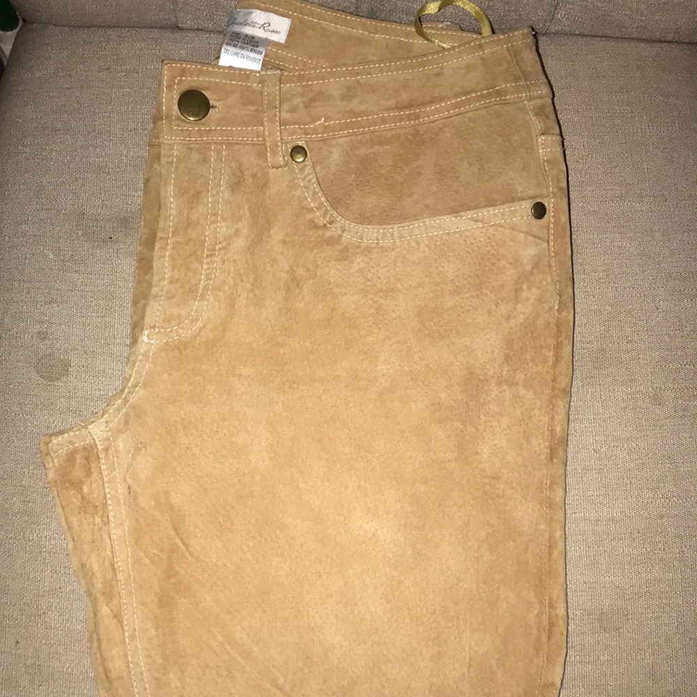 Charlotte Russe leather jeans